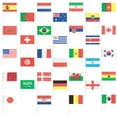 thumbnail image 4 of 32PCS Hand Held Small National Flag On Stick International World Country Stick Flags Banners for Bar Party Decoration, 4 of 7