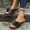 Black, variant on Wedge Slippers for Women Floral Round Open Toe Platform Sandals Comfort Breathable Slip on Lightweight Non Slip Soft Sole Casual Slide Sandals for Daily Vacation Beach Purple 6(36)
