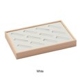 thumbnail image 2 of relayinert Wood Impact-resistant Jewelry Display Tray Wide Application Non-toxic Odorless Exquisite Craft White 1Set, 2 of 6