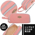 thumbnail image 3 of Unique Bargains Large Capacity Three-grid Stationery Bag with Zipper Handle Pink, 3 of 6