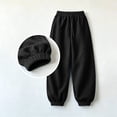 thumbnail image 6 of Luvrsol Womens Sweatpants Oversized Drawstring Jogger Sweatpants High Waist Loose Solid Casual Jogger Pants, Black S, 6 of 7