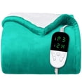 thumbnail image 1 of Manta eléctrica de franela, colchón lavable a máquina, doble capa, Control de temperatura, calentador, manta calentada, Invierno, 1 of 4