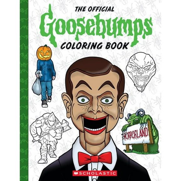 Goosebumps: The Official Coloring Book, 96 pages (Paperback)