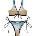 thumbnail image 2 of Dreamtimes Starfish on Beach Sand Bikinis Swimsuit Set for Women, Medium, 2 of 7