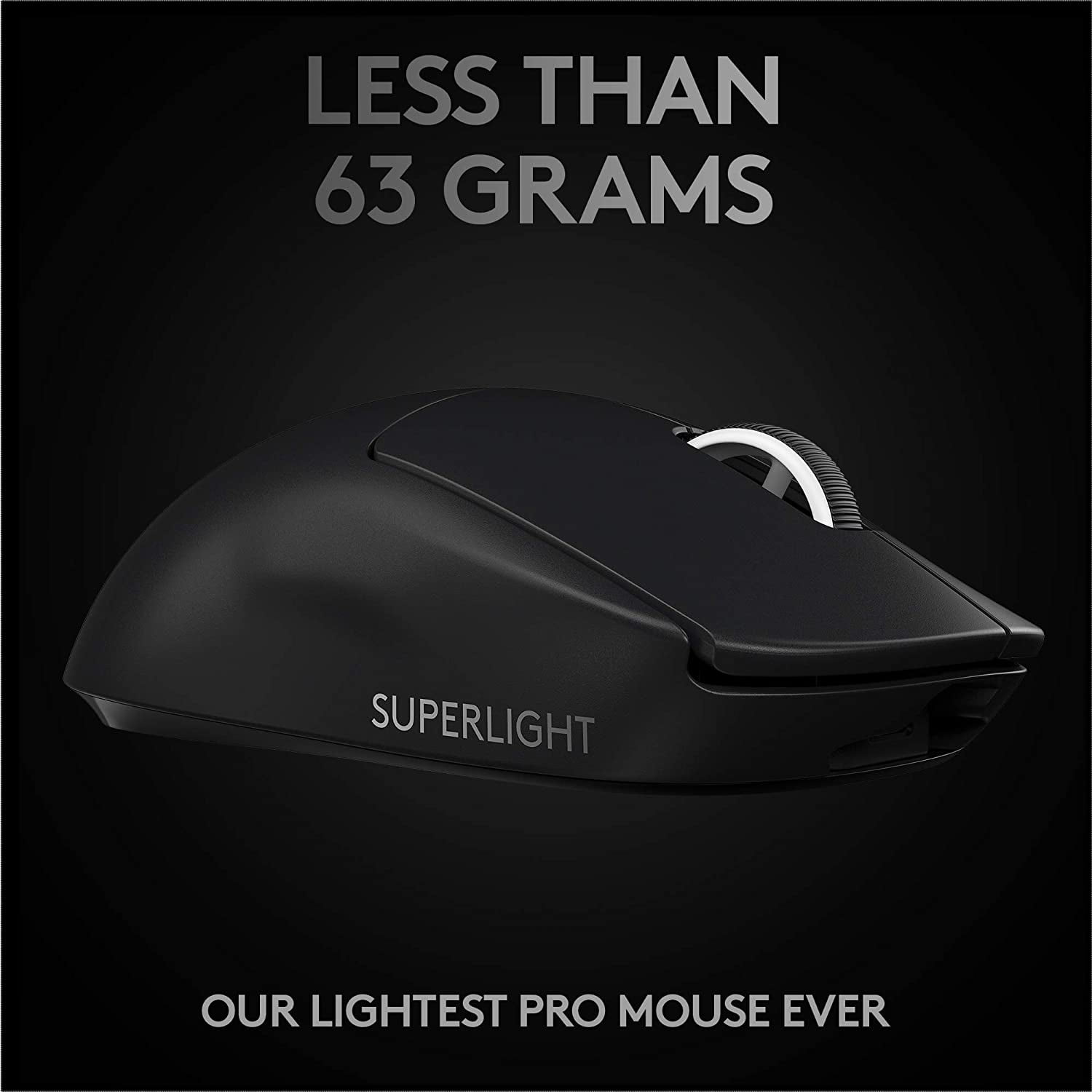 Logitech G PRO X SUPERLIGHT Wireless Gaming Mouse, Made for Escorts HERO  25K Sensor, Ultralight 63g, Programmable Buttons, Up to 70h Battery Life