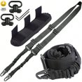 thumbnail image 2 of Tactical Sling Combo Set - Adjustable Two Point Traditional QD Sling with Extra Length and 360° Rotation Swivel Mounts, Shoulder Pad Included, 2 of 8