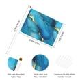 thumbnail image 2 of Handheld Flag Double-Sided Hand Waving Flag 8.2×5.5in Used For Team Activities Or Decoration In Decorative Places Blue Gold Marble Ten Piece, 2 of 8