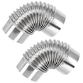 thumbnail image 1 of Phenofice 2 Pcs Tube de Conduit de Cheminée en Acier Inoxydable pour Usage Intérieur Ventilation Poêle à Bois Camping Extérieur, 1 of 8