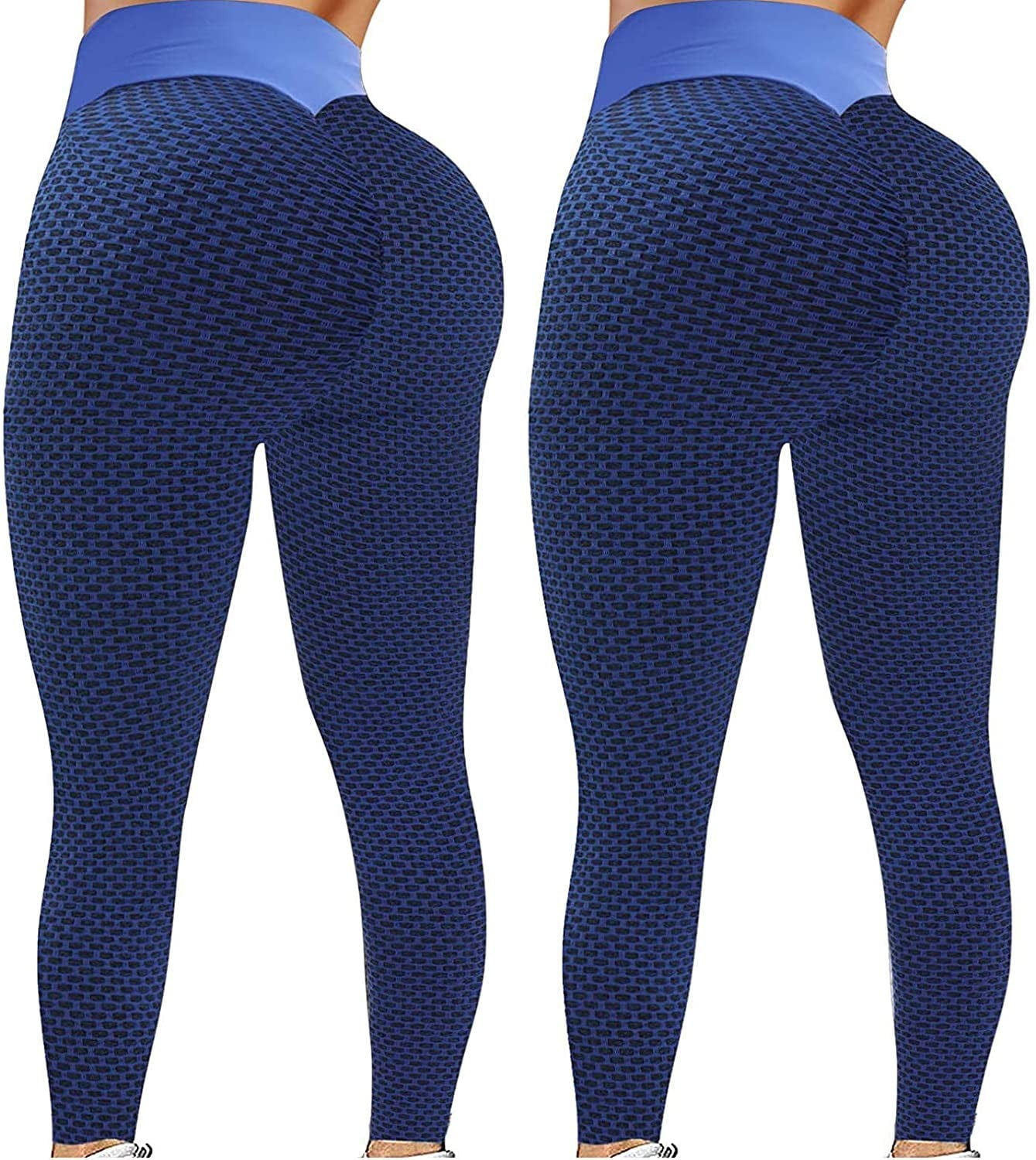 Womens Sport Tik Tok Push Up Yoga Pants High Waist Gym Workout Trousers Leggings 