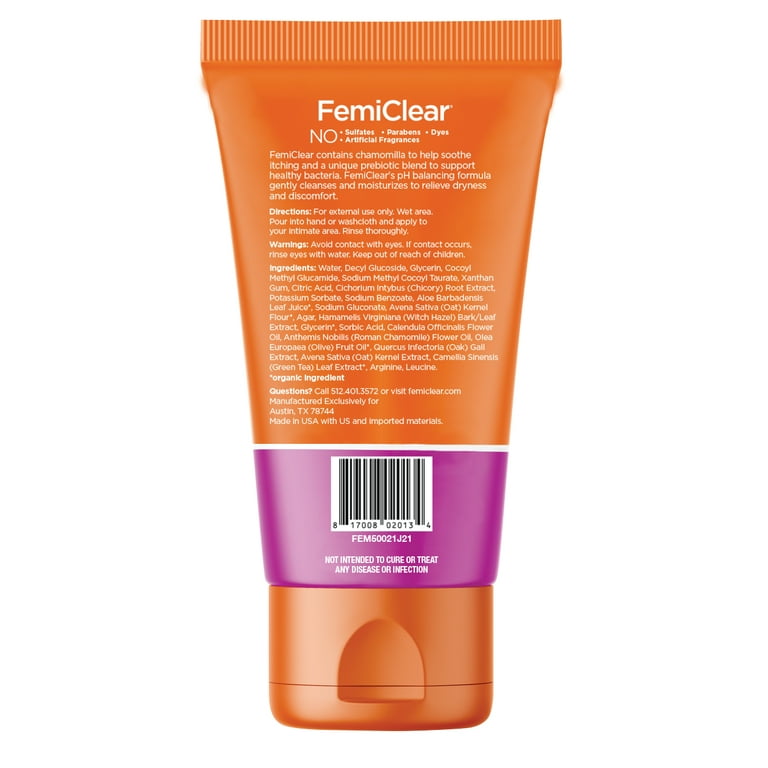 FemiClear Soothing Daily Feminine Wash 6oz