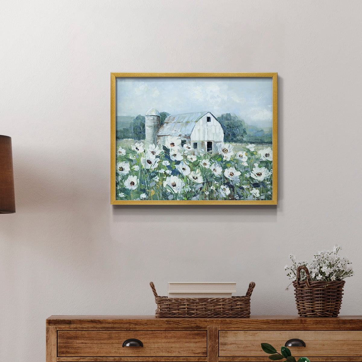 Dream Fields by Sally Swatland - Restickable Framed Giclée Print