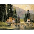 thumbnail image 2 of Goerschner, Ted 18x15 White Modern Wood Framed Museum Art Print Titled - Bridge in the Cottswalds, 2 of 4