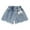 Blue Baby Girls Clothing Bottoms_d, variant on JSGEK 6-7 Years Kids Graphic Jean Shorts Soft Summer Girls Shorts Comfort Baby Girls Clothing Bottoms Elastic Waist Demin Shorts Regular Fit Blue