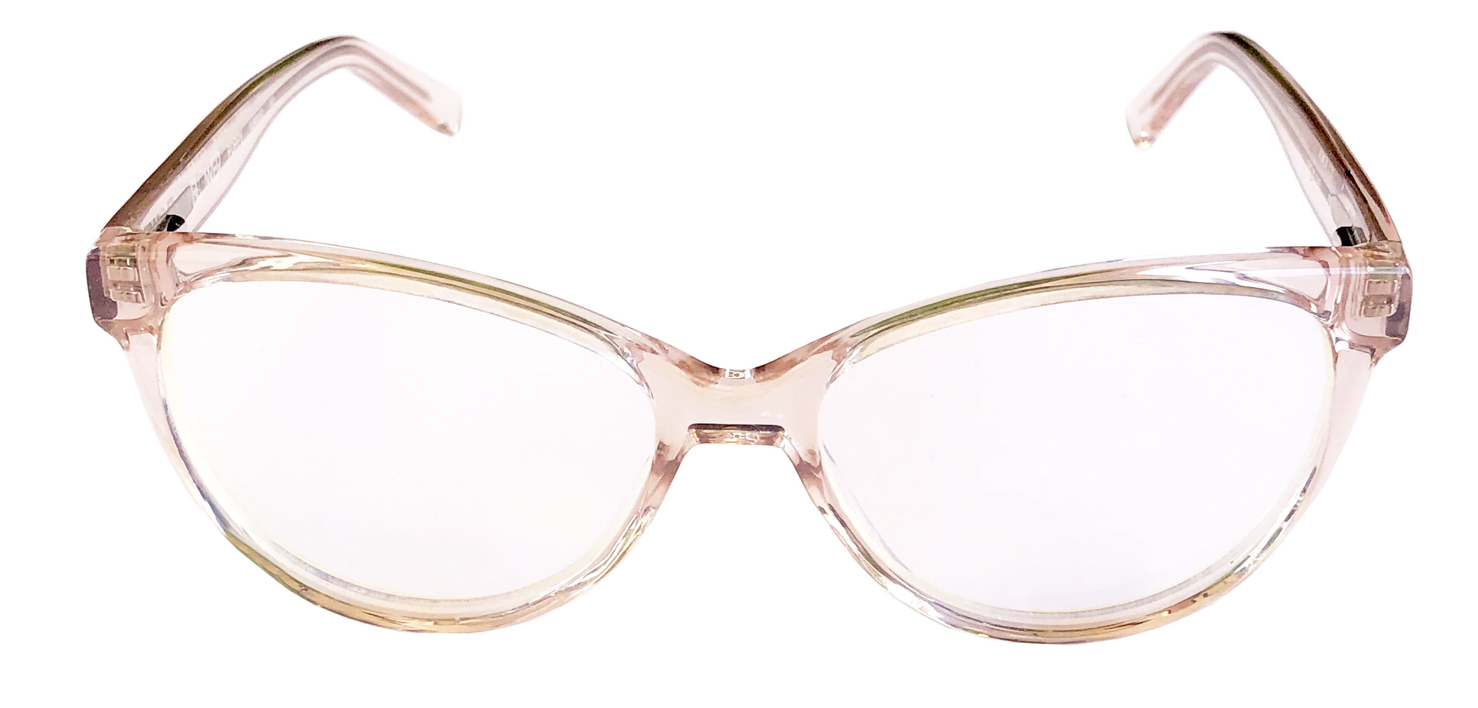 Flower Eyewear Handmade BlueLight Blocking Computer Glasses, Blush