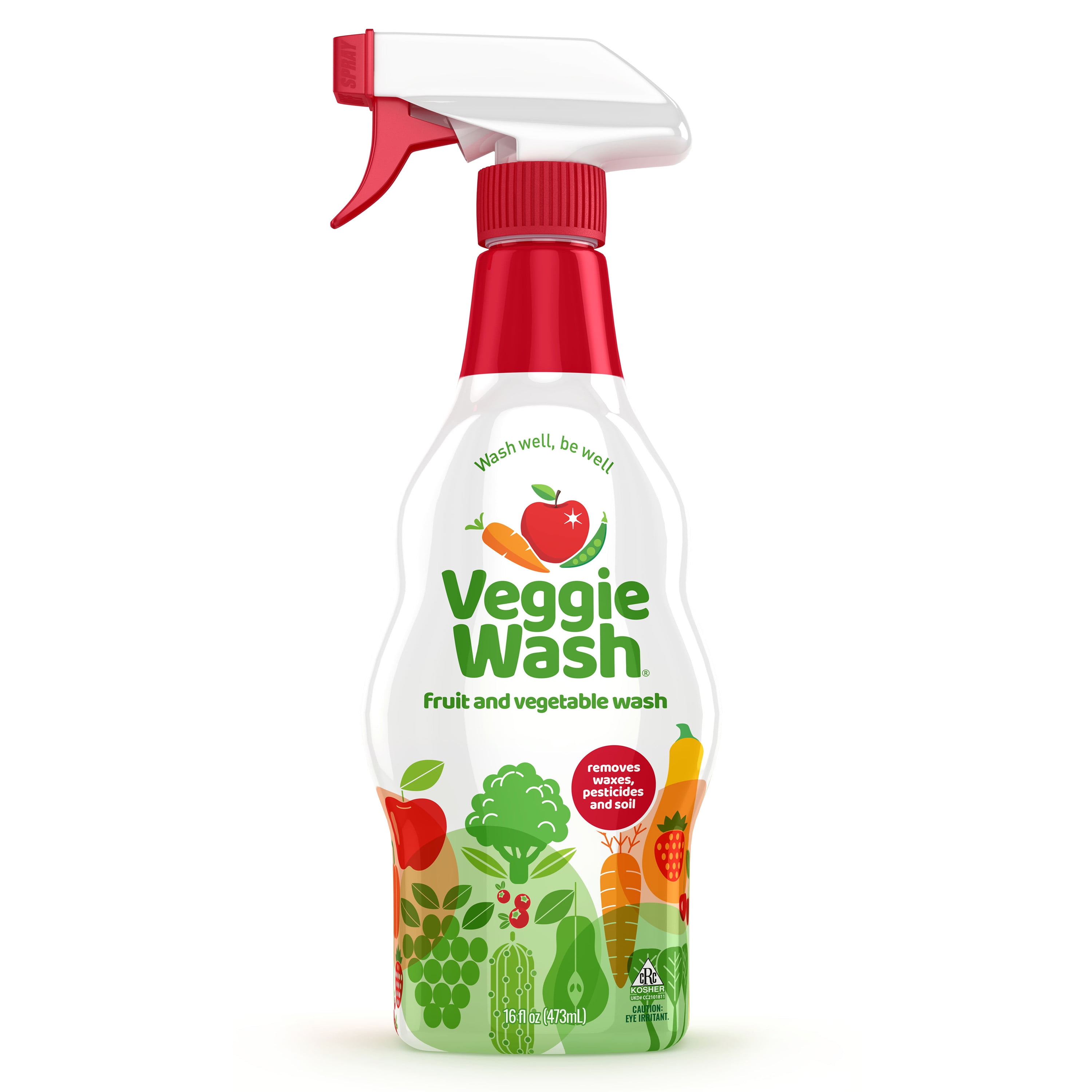 Veggie Wash Fruit and Vegetable Wash, Produce Wash and Cleaner, 16Fluid Ounce