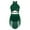Green, variant on Kids Girls Sleeveless Rhinestone Ballet Dance Leotard Lyrical Dress Performance Dancewear Purple 6