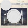 thumbnail image 3 of Ambesonne Nature Place Mats Set of 4, Greenland Wildflowers, Standard Size, Green Yellow, 3 of 6