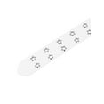 thumbnail image 3 of CURVY GLAM Women's Soft Faux Leather Belt Fashion Star Pinhole Decoration for Jeans Pants Dress with Silver Buckle 43.3x1.3" White, 3 of 6