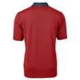 thumbnail image 3 of Men's Cutter & Buck Red Tacoma Rainiers Big & Tall Virtue Eco Pique Micro Stripe Recycled Polo, 3 of 3