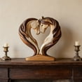 thumbnail image 3 of NANMELX Horse Head Statue Ornament Horse Sculptures Horse Figurines Decorative Objects for Home Office Bookshelf Table, 3 of 9