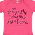 thumbnail image 4 of Inktastic Though She Be but Little Shakespeare Quote Boys or Girls Baby Bodysuit, 4 of 5