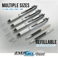 thumbnail image 4 of Pentel EnerGel Pearl RTX Gel Ink Pens, Medium Point, 0.7mm, Assorted Ink, Pack of 5 Pens, 4 of 5