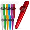 thumbnail image 1 of 12 Pcs Kazoos Kazoo Instrument Metal Kazoos For Adults Beginner Kazoos Performance Kazoo For Kids, 1 of 4