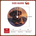 thumbnail image 2 of Sikiie Puppy Lying On A Cloud Nativity Christmas Tree Skirt, Jesus Christian Winter Holiday Tree Mat Decoration(30-48IN), 2 of 6
