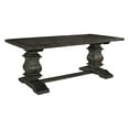 thumbnail image 2 of LexMod Column Rectangle Wood Dining Table-Color:Brown,Material:pine top and pine based,Size:78.5"L x 39.5"W x 30"H, 2 of 6