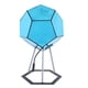 thumbnail image 3 of Lámpara de mesa LED RGBW Nikou con forma de dodecaedro para juegos 3D 7 colores con soporte y control remoto, 3 of 15