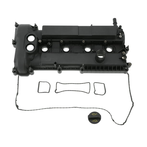 Tapa de Válvula del Motor Unique Bargains para Ford Focus 2.0L 2012-2014, Tapa de Balancines con Junta, Tornillo, Tapa de Aceite y Sello de Tubo de Bujía No.CM5Z6582AH Plástico 1 Set