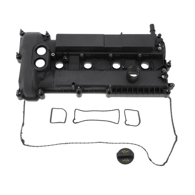 Tapa de Válvula del Motor Unique Bargains para Ford Focus 2.0L 2012-2014, Tapa de Balancines con Junta, Tornillo, Tapa de Aceite y Sello de Tubo de Bujía No.CM5Z6582AH Plástico 1 Set