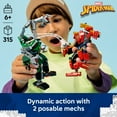 thumbnail image 3 of LEGO Marvel Mech Battle: Spider-Man vs. Doc Ock Building Toys for Kids - Super Hero & Villain Poseable Mech Toys W/3 Marvel Minifigures for Kids & Fans, Ages 6+ - Gift Idea for Birthdays - 76338, 3 of 7