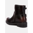 thumbnail image 3 of Allux Brushed Faux Leather Pin Buckle Boots, 3 of 6