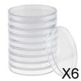 thumbnail image 1 of Paquete de 3-6 unidades de 10 cápsulas transparentes para monedas, soportes para contenedores, regalo para coleccionistas, 65mm 6 piezas, 1 of 8