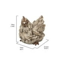 thumbnail image 2 of Hi-Line Gift 87650-F Driftwood Squatting Hen Statue, 2 of 5
