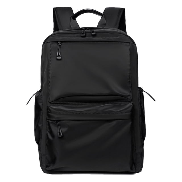 Mochilas para Hombres de la Escuela Bolsa Portátil de Moda Ciudad Negocios Resistente Al Desgaste de Gran Capacidad 43x28.5x15.5cm, Bolsillo de Botella de Agua Cómodas Correas Ligeras 510G Paño Negro