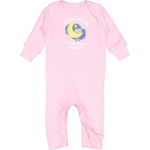 Inktastic My Mimi Loves Me to the Moon and Back Baby Romper Coveralls