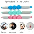 thumbnail image 2 of SHELLTON Fascia Muscle Roller - Cellulite Massager - Fascia Roller for Cellulite and Sore Muscles - Neck, Leg, Back, Body Roller Deep Tissue Massage Stick Tools - 3 Balls Size Version, 2 of 7