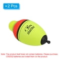 thumbnail image 3 of 1.8oz Lighted Fishing Slip Bobbers EVA Light Up Fishing Float, Yellow, 2 Pack, 3 of 5