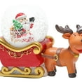 thumbnail image 4 of Bola de nieve navideña con figuras de adornos navideños para decorar la sala de estudio. Alce, 4 of 9