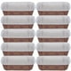thumbnail image 2 of 10 moldes desechables de papel para pan, antiadherentes, resistentes a la grasa, rectangulares, aptos para horno, ideales para pasteles y pan., 2 of 7