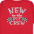 thumbnail image 4 of Inktastic New to the Pit Crew Racing Flags Boys or Girls Long Sleeve Toddler T-Shirt, 4 of 5
