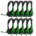thumbnail image 1 of Auriculares Avid AE-36 con micrófono boom ajustable, color verde, paquete de 50, 1 of 9