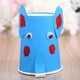 thumbnail image 3 of EeaseMX Vasos de papel desechables de colores para niños, Material de arte artesanal grueso, color azul oscuro, 100 Uds., 3 of 8