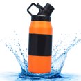 thumbnail image 3 of Botella de Aislamiento de Vacío de Acero inoxidable, Botella de Agua aislada de 750 ml de Conservación de Calor Duradera para Montañismo para Deportes, 3 of 7