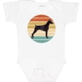 thumbnail image 3 of Inktastic Doberman Dog Retro Sunset Boys or Girls Baby Bodysuit, 3 of 5
