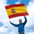 thumbnail image 4 of Spain Telescoping Fan Flag – 1.6m Extendable Pole & Large National Banner with Coat of Arms for Soccer Matches & Celebrations, 4 of 6