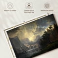 thumbnail image 6 of Elephant Stock Among The Sierra Nevada Mountains Wall Art - Horizontal Canvas Wall Art - Living Room Wall Decor - Nature Canvas - Gray And Blue Decor By Albert Bierstadt - 39" x 26", 6 of 8