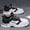 White Black, variant on Men'S Heavy-Duty Work & Cushioned PVC Insole - All-Terrain Traction for Hiking, Running, Work - Colorway  & Casual Sneakers - Thick-Soled Slip-Resistant Traction, Mid-Top Round Toe, Synthetic Upper